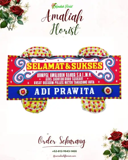 Papan Bunga Ucapan Selamat Girimaya